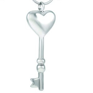 Stainless Steel Heart Key
