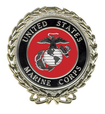 2" Emblem Marines w/ Wreath