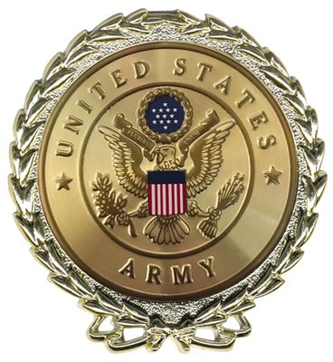 2" Emblem Army w/ Wreath