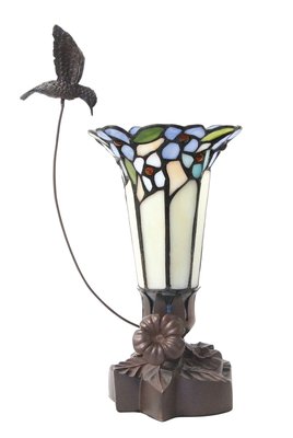 Tiffany Style Hummingbird Lamp