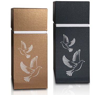 Gold Scatter Box with Doves